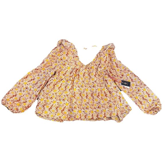 Simply Southern Sunflower Top Large - Picture 2 of 6